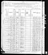 1880 Lumberland, Sullivan Co, NY census record for Daniel Van Tuyl Hallock - click for larger view