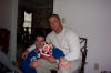 Brad and Chris, Christmas 2002 - click for larger view