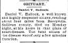 Obituary of Daniel Van Tuyl Hallock - Middletown NY Daily Argus - 11-12-1895 - Click for larger view