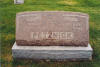 Headstone Gottfried and Mary Kirkpatrick Petznick - click for larger view