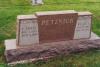 Headstone of Mr. & Mrs. William C. Petznick - click for larger view