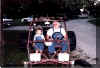 Hal & Colby Petznick in Hal's dune buggy - click for larger view