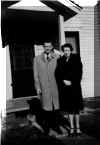 Harold and Mary Louise Pine Petznick in the spring of 1947 - click for larger view