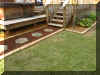 A picture of the decks and landscaping behind our home - click to see more pictures