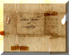 Addressee side of letter for fire wood, dated 1792 - click for larger view