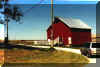 Barn on Gittins Family Homestead - photo taken in 1990. Click for larger view