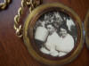 Picture of Minnie & Henry Zeigler in Minnie McKee's locket.  Click for larger view
