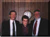 Left to right are: Tom Petznick, Mary Louise Pine Petznick, Hal Petznick in November of 1992 - click for larger view